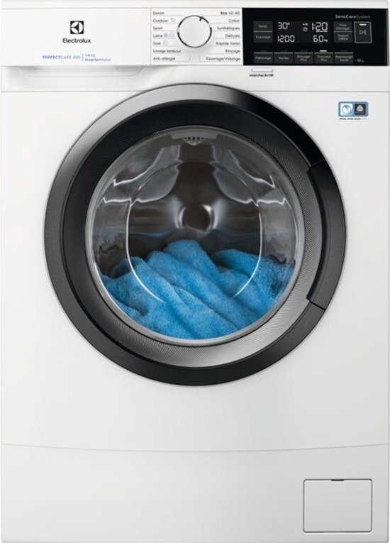 Wasmachine: Electrolux Wasmachine | Model EW6S3626BX | Voorlader | 6 kg | 1200 rpm | PerfectCare | SensiCare | TimeManager | SoftCare+ | Trommelreiniging, van het merk Electrolux