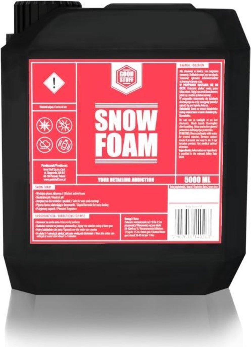 Good Stuff Snow Foam | PH Neutraal Auto foam - 5 liter
