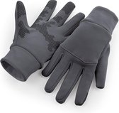 Beechfield Unisex Adult Sports Tech Softshell Handschoenen (Grijs) S/M