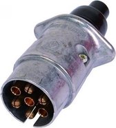 Stekker 12V 7-polig aluminium schroefaansluiting