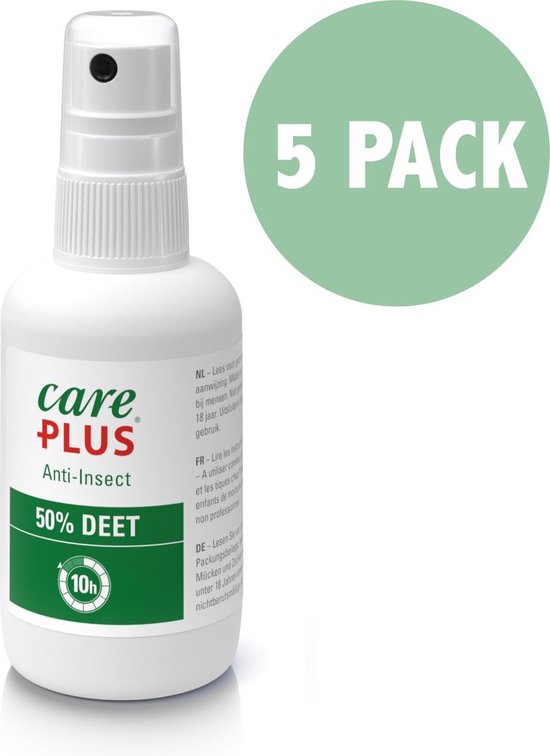 5X Care Plus Deet 50% spray 60 ml - Voordeelverpakking