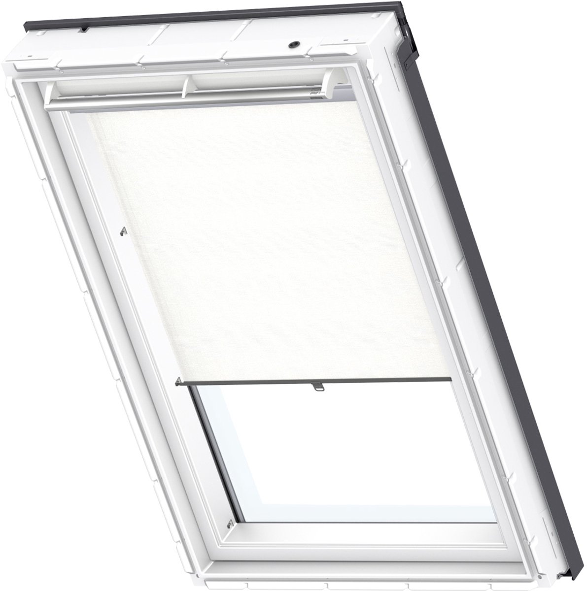 VELUX Lichtdoorlatend rolgordijn - Wit - Handbediend met haakjes - Type: RHL PK00 1028