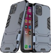 Mobigear Kickstand Hardcase Hoesje - Geschikt voor Apple iPhone 11 Pro - Marineblauw