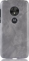 Motorola Moto G7 Play Hoesje - Mobigear - Excellent Serie - Hard Kunststof Backcover - Grijs - Hoesje Geschikt Voor Motorola Moto G7 Play