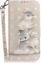 Samsung Galaxy A30s Hoesje - Mobigear - Design Serie - Kunstlederen Bookcase - Squirrel - Hoesje Geschikt Voor Samsung Galaxy A30s