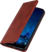 Huawei Y6s Hoesje - Mobigear - Wallet Serie - Kunstlederen Bookcase - Bruin - Hoesje Geschikt Voor Huawei Y6s