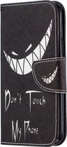 Apple iPhone 11 Pro Hoesje - Mobigear - Design Serie - Kunstlederen Bookcase - Do Not Touch - Hoesje Geschikt Voor Apple iPhone 11 Pro