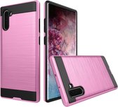 Mobigear Brushed Armor TPU Backcover voor de Samsung Galaxy Note 10 - Roze