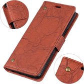 Xiaomi Redmi Note 7 Hoesje - Mobigear - Ranch Serie - Kunstlederen Bookcase - Bruin - Hoesje Geschikt Voor Xiaomi Redmi Note 7