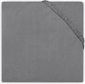 Jollein Hoeslaken katoen 70x140cm - Dark Grey