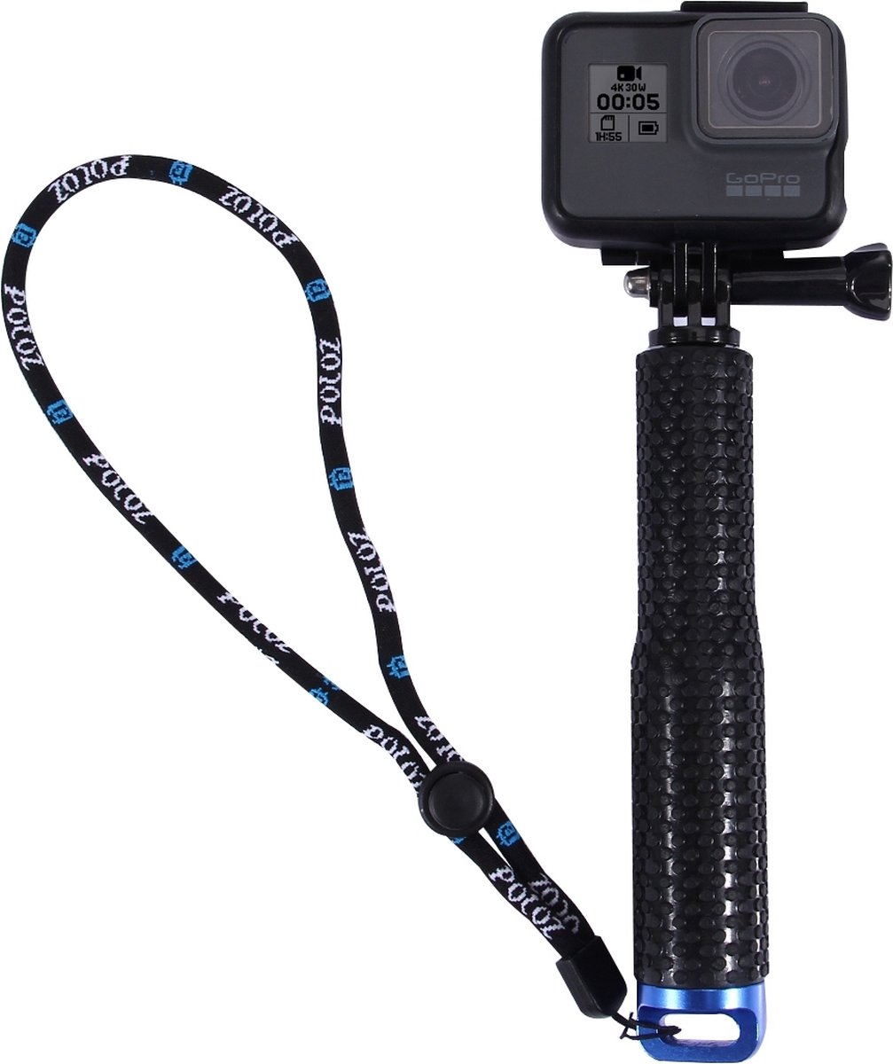 Puluz Extendable Selfie Stick / Monopod - Universal - Zwart