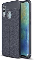 Huawei P Smart (2019) Hoesje - Mobigear - Luxury Serie - TPU Backcover - Marineblauw - Hoesje Geschikt Voor Huawei P Smart (2019)