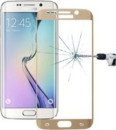 Mobigear Edge To Edge Gehard Glas Ultra-Clear Screenprotector voor Samsung Galaxy S6 Edge Plus - Goud