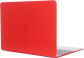 Apple MacBook 12 (2015-2017) Case - Mobigear - Glossy Serie - Hardcover - Rood - Apple MacBook 12 (2015-2017) Cover