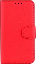 Huawei Mate 20 Pro Hoesje - Mobigear - Wallet5 Serie - Kunstlederen Bookcase - Rood - Hoesje Geschikt Voor Huawei Mate 20 Pro