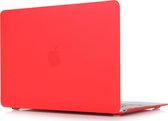 Apple MacBook Air 13 (2018-2020) Case - Mobigear - Matte Serie - Hardcover - Rood - Apple MacBook Air 13 (2018-2020) Cover