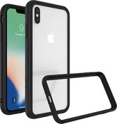 Apple iPhone XS Max Hoesje - Rhinoshield - CrashGuard NX Serie - Hard Kunststof Bumper - Zwart - Hoesje Geschikt Voor Apple iPhone XS Max