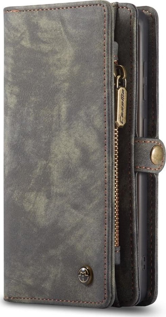 Caseme Telefoonhoesje geschikt voor Samsung Galaxy S20 Hoesje | Caseme 008 Uitneembare 2in1 Bookcase Portemonnee | Pasjeshouder voor 8 Pasjes | Telefoonhoesje voor Pinpas / OV Kaart / Rijbewijs - Zwart