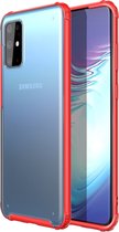 Samsung Galaxy S20 Plus Hoesje - Mobigear - Shockproof Serie - Hard Kunststof Backcover - Rood - Hoesje Geschikt Voor Samsung Galaxy S20 Plus