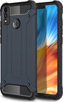 HONOR 9X Lite Hoesje - Mobigear - Outdoor Serie - Hard Kunststof Backcover - Marineblauw - Hoesje Geschikt Voor HONOR 9X Lite