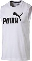 Puma - ESS No.1 SL Tee - Witte Tank Top - L - Wit
