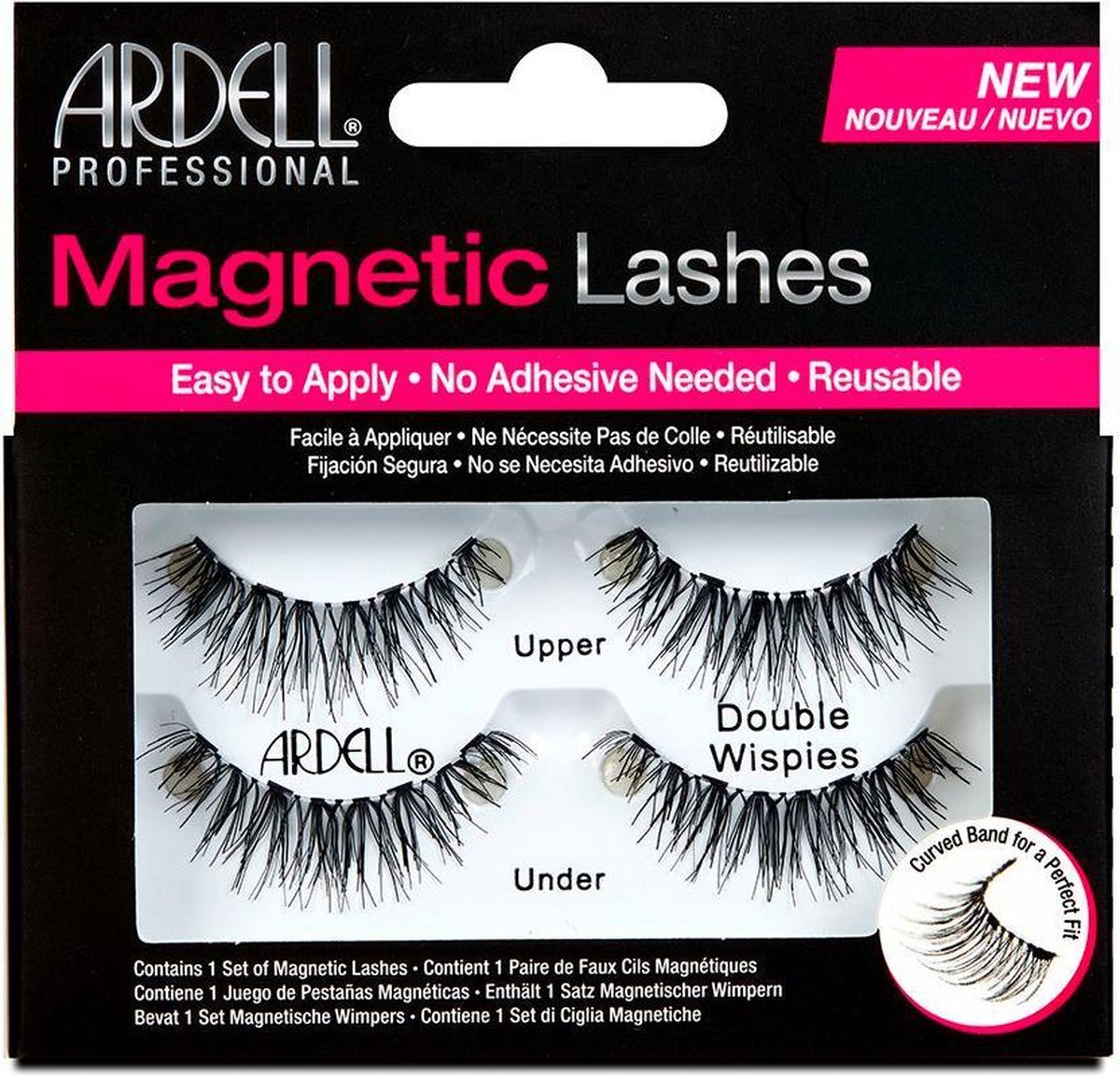 Goedkoopste Ardell - Magnetic Lashes Double Wispies - Zwart - Herbruikbaar - 2sets