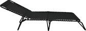 Comfortabel Ventilerend Opvouw Ligbed 190x57x28 cm - Zwart