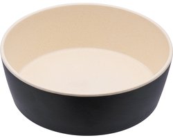 Beco Printed Bowls - Bamboe voerbak/waterbak voor honden - duurzaam & trendy - 5 Kleuren in 2 maten - Kleur: Grijs, Maat: Small - 800 ml