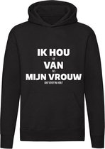 Ik hou er van als mijn vrouw bier voor me haalt Hoodie | sweater | pils | liefde |vrijgezellendag | bruiloft | trouwen | pils | relatie | unisex | capuchon