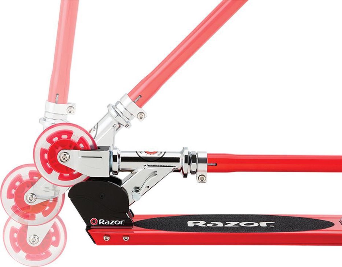 Razor Spark - Step - Rood - Opvouwbaar - In Hoogte Verstelbaar Stuur - LED Wielen - Vonkeneffect - Voor Kinderen - Tot 100 kg - Vanaf 8 jaar — afbeelding 5