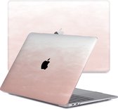 Lunso Geschikt voor MacBook Air 13 inch M1 (2020) cover hoes - case - Dusty Pink