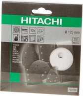 Hikoki Schuurschijf Diameter 125 K150 Velcro wit (10 st)