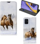 Foto Hoesje Geschikt voor Samsung Galaxy A51 Paarden