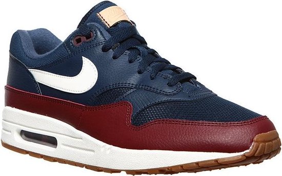 Nike Air Max 1 Blauw Rood Heren Sneakers AH8145 400 Nike Air Max 1 Blauw Rood Heren Sneakers AH8145 400