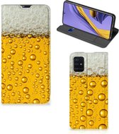 Geschikt voor Samsung Galaxy A51 Flip Style Cover Bier