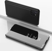 Mirror View Case - Geschikt voor Samsung Galaxy Note 10 Lite Hoesje - Zwart