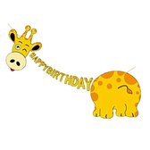 Letterslinger - Verjaardag Slinger - Happy Birthday - Giraffe