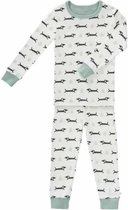 Fresk 2-delige pyjama Dachsy | Pyjama met Teckel | 100% Katoen