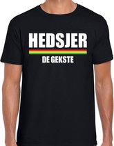 Carnaval t-shirt Hedsjer de gekste voor heren - zwart - Heerlen - carnavalsshirt / verkleedkleding XL