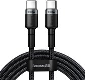 Baseus USB-C Male naar USB-C Male kabel - 2 meter - Grijs 100w