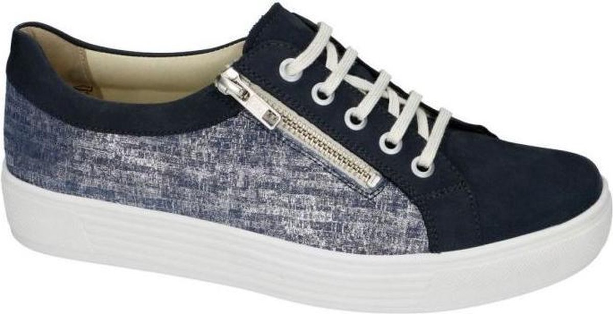 Solidus -Dames blauw donker sneaker-sportief