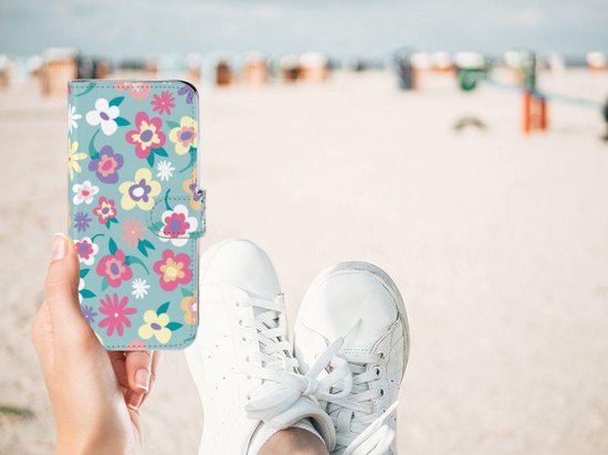 Protection Housse Samsung Galaxy A51 Portefeuille Flower Power