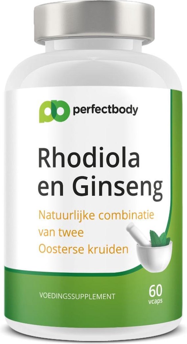 Rhodiola Rosea (rozenwortel) Extract - 60 Vcaps - PerfectBody.nl