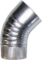 Bocht 45° Gegalvaniseerd 0.5mm (150mm)