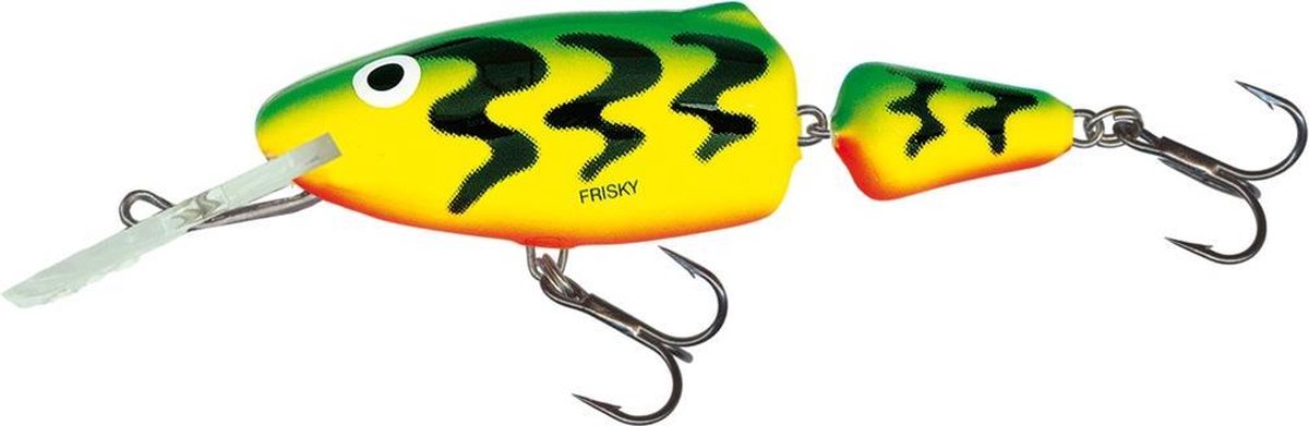 Salmo Frisky Deep Runner - Plug - Green Tiger - 7cm - Groen