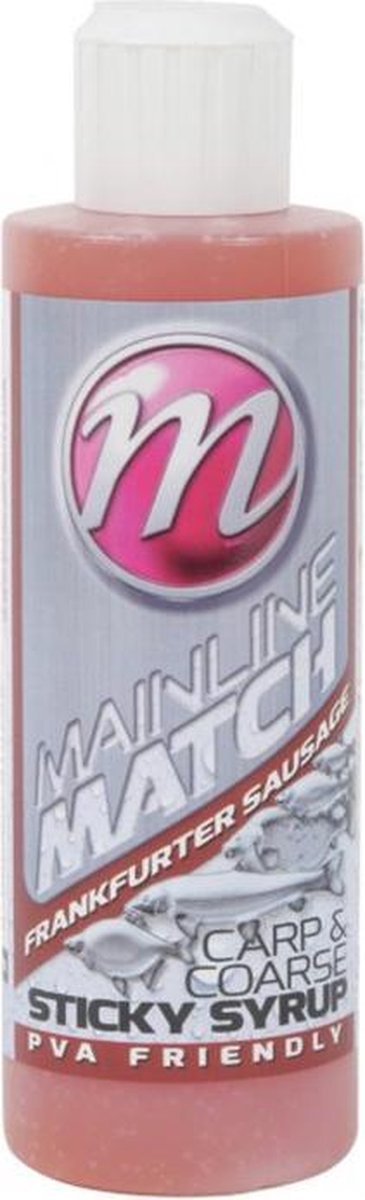 Mainline Carp & Coarse - Sticky Syrups - Frankfurter Sausage - 250ml - Bruin