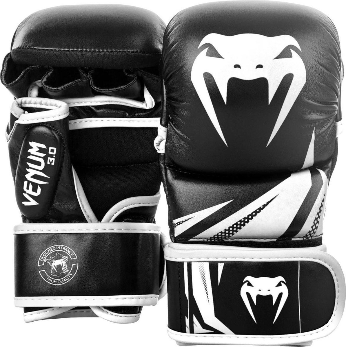 Venum Challenger MMA Sparring Handschoenen - Zwart Wit - M