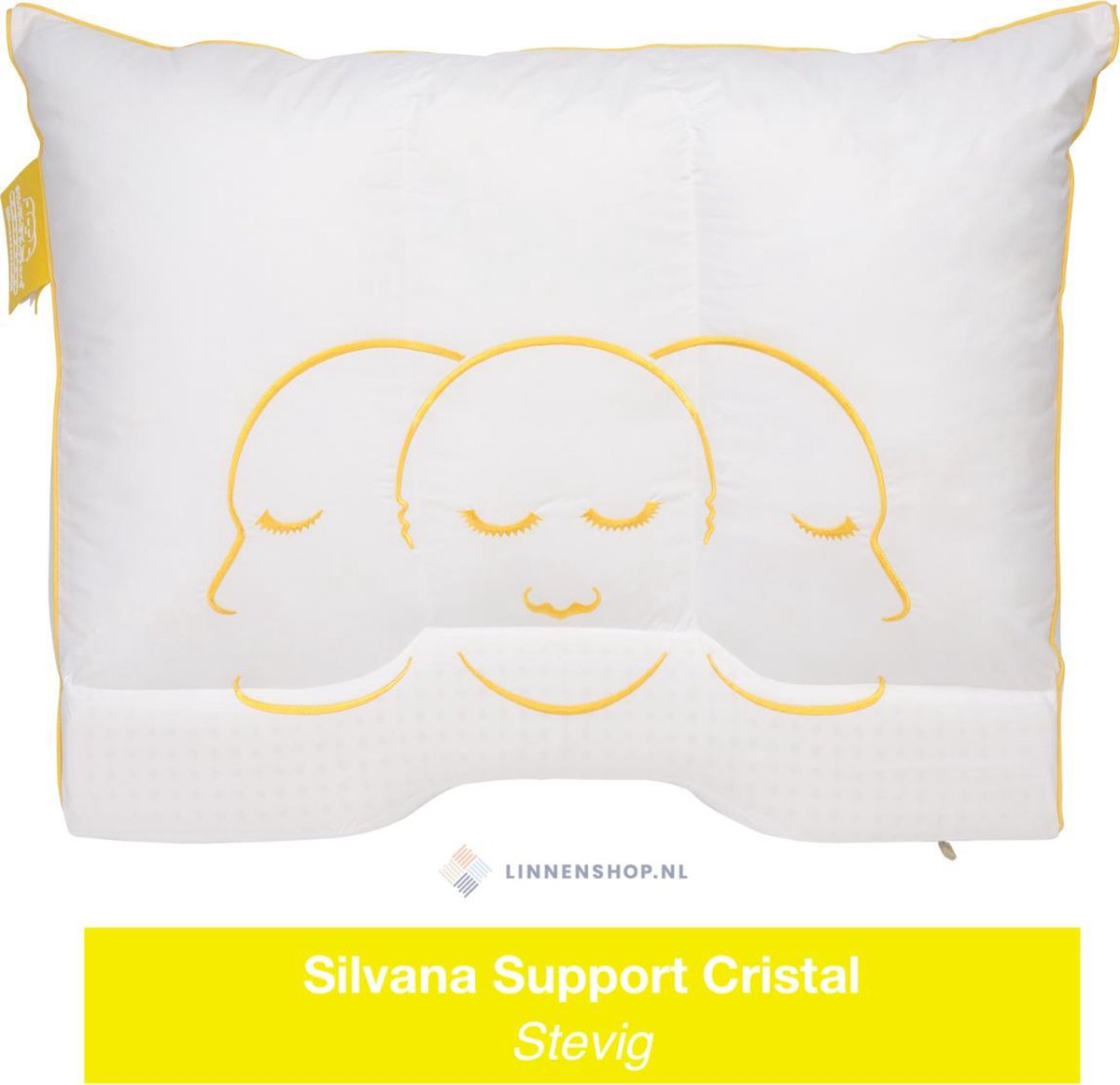 Briljant het doel Verscherpen Silvana Cristal hoofdkussen - Wit - 60x70 cm | bol.com