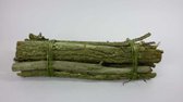Hout En Stokken - Poplar And Skinny Wood Bundle 50*15 Cm Green Frost