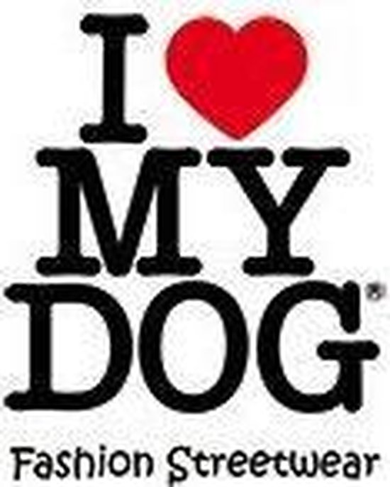 I Love my Dog Hondenjurkje Crystal, Wit met Geel - I Love My Dog